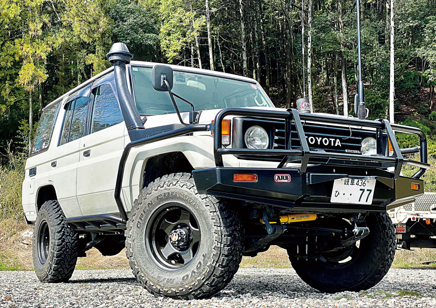 トヨタ・ランドクルーザー70用 ワンオフスチールバンパー